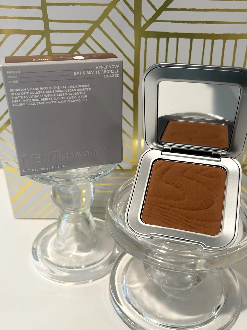 ✨ r.e.m. beauty Hypernova Satin Matte Bronzer | Blazed | Full Size | New in Box
